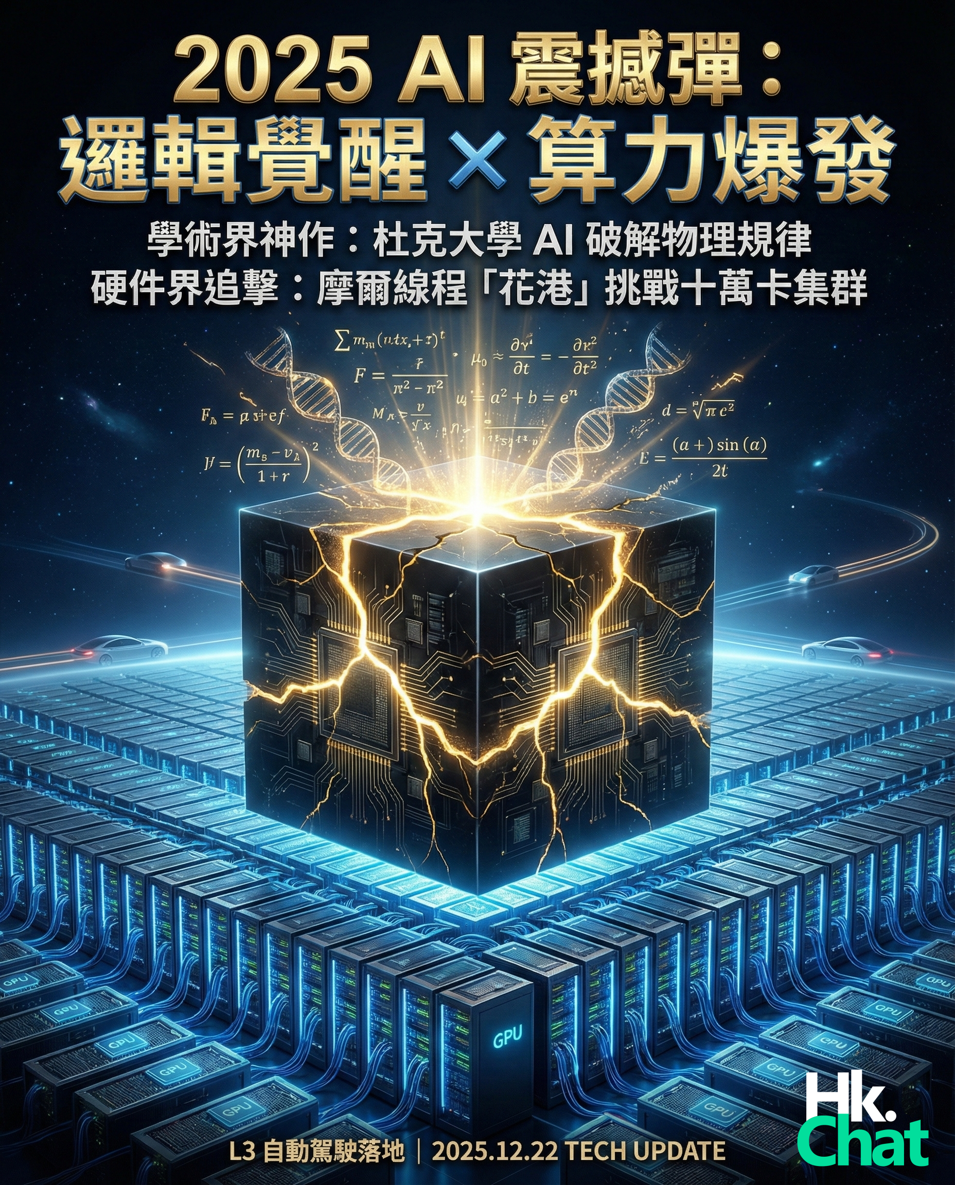 2025 AI 震撼彈：AI 開始識「諗嘢」？國產 GPU 進入「十萬卡」大戰！